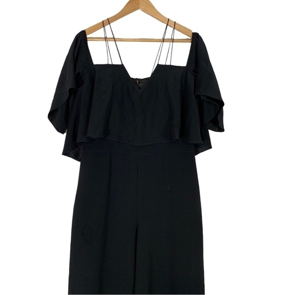 JayGodfrey Nix Off The Shoulder Wide Leg Pants Jumpsuit Size 6 - Picture 4 of 9